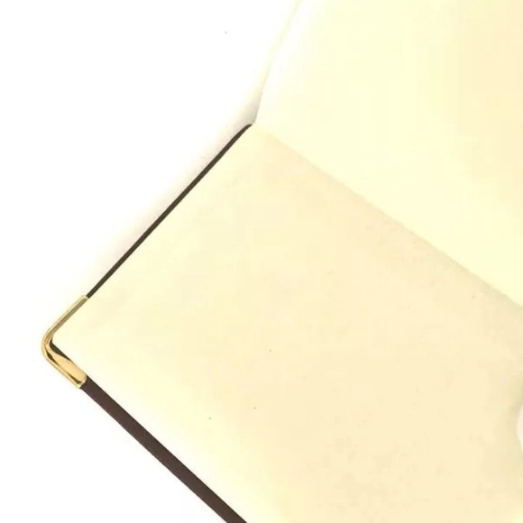 New! Must be Cartier -Red/burgundy leather -gold hardware -address book/notebook - Picture 8 of 9